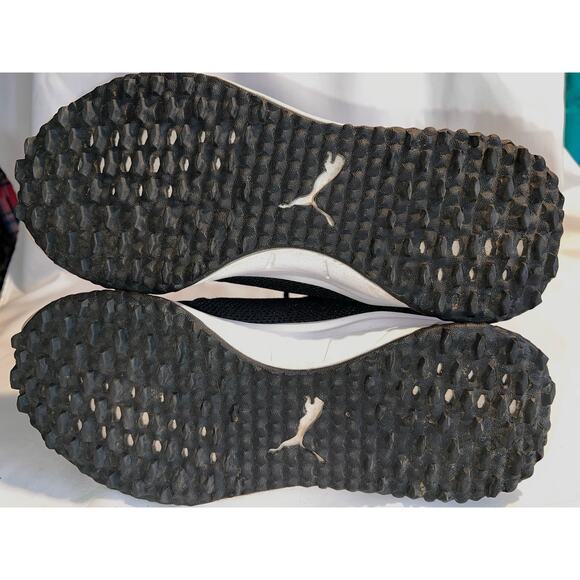 PUMA FUSION MENS SPIKELESS MESH GOLF SHOES SNEAKERS BLACK SIZE 8 - Picture 6 of 8